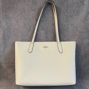 COACH 4454 ZIP TOP TOTE - VERY PALE GREEN